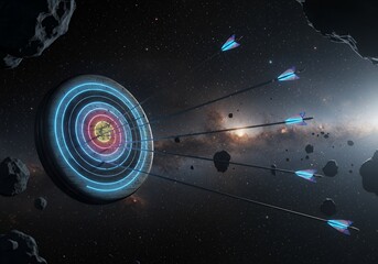 Astral Target Practice: Arrows Aiming for the Mark in Outer Space