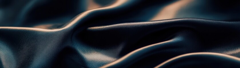 Aufkleber - Dark Draped Fabric Abstract Texture Background
