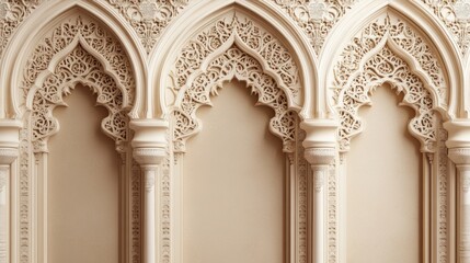 Poster - Intricate Archways Elegant Architectural Detailing