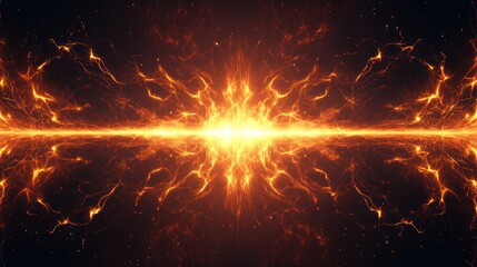 Aufkleber - Fiery Energy Stream Abstract Background Image