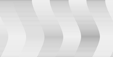 Leinwandbilder - Abstract Wavy line pattern in gray tones. Flowing wave-like shapes. Modern abstract pattern featuring evenly spaced horizontal lines.