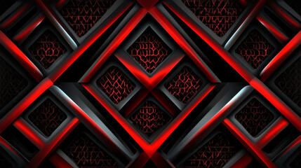 Poster - Abstract metal triangular technology design modern futuristic minimalistic pattern 3d rendering illustration