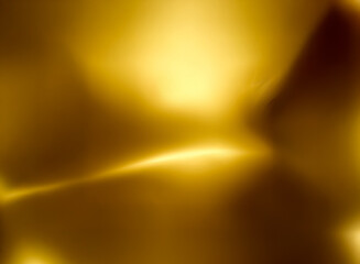 Aufkleber - Abstract double exposure of golden light and shadows creates a blurry and layered texture. The image presents a warm and luminous feel with soft gradients.