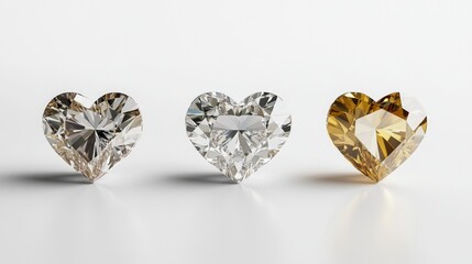 Poster - A trio of diamonds in different cuts