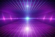 © chaowalit - Purple Digital Line Grid Perspective Technology Abstract Background