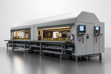 Aufkleber - Advanced industrial machine for automated production