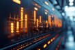 © tuiphotoengineer - Futuristic data visualization of energy market trends analytics and performance indicators  Abstract digital interface background with copy space for text overlay