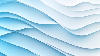 Aufkleber - Abstract Blue Wave Pattern Background Design