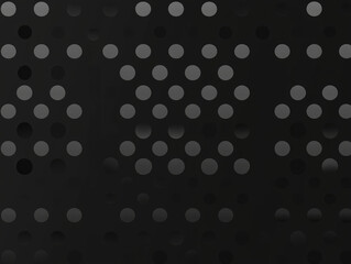 Aufkleber - seamless pattern featuring simple black texture with evenly spaced gray dots creating modern and min