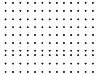 Aufkleber - seamless pattern featuring evenly spaced black dots white background, creating simple and minimalist