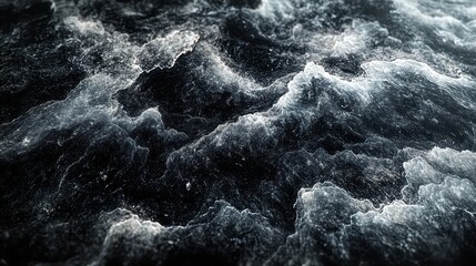 Poster - Dark grey stone texture, abstract background