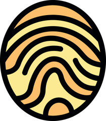 Poster - Fingerprint pattern representing biometric identification and access control, enhancing security measures
