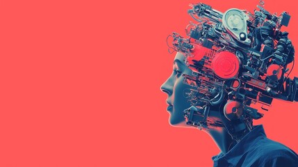 Poster - Ethical AI in Global Business Networks, promoting equitable collaboration, illustrated through simple vector line art, emphasizing fairness and connectivity in commerce.