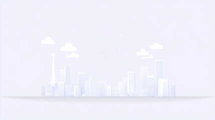 Poster - Future of 5G Connectivity, exploring seamless global interactions, featuring clean lines, minimalistic design, ample copy-space, and a focus on technological advancement.