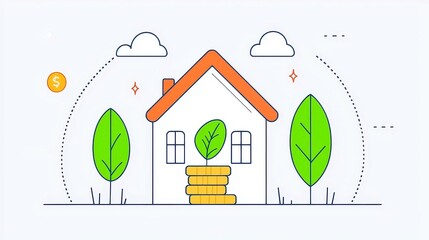 Poster - Fintech Innovations for Global Inclusion, a simple vector design illustrating diverse financial technologies bridging gaps and empowering communities worldwide