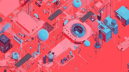 Poster - Quantum Cryptography's Influence on Global Data Security, exploring advancements in secure communication, protecting sensitive information, illustrating key concepts in simple line art style