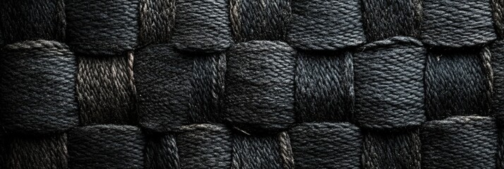 Poster - Black Fabric Texture with Wilderness Background Seamlessly Combining Nature and Material Elegance Perfect for Creative Projects and Designs