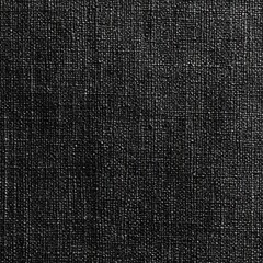 Poster - High-Resolution Black Linen Woven Fabric Texture Ideal for Backgrounds, Fashion, and Textile Projects