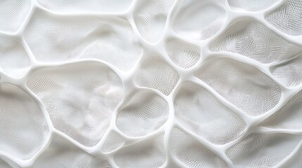 Modern white net background with clean geometric lines, emphasizing simplicity and innovation