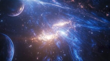 Wall Mural - galactic space scene