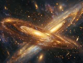 galaxy space stars cosmic universe nebula shining glitter texture cosmic star dust astronomy