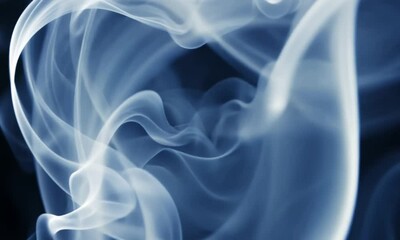 Poster - Mystical Flowing Smoke, Abstract Background for Visual Effects