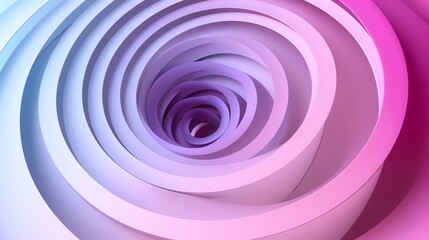 Poster - An abstract background of a swirling, circular pattern in shades of pink, blue and purple.