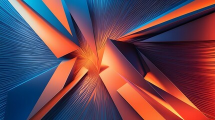 Aufkleber - abstract background with glowing lines