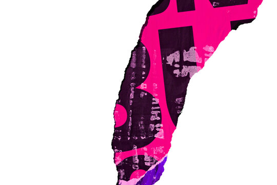 PNG transparent cut out  image of Old poster background creased crumpled paper backdrop surface placard