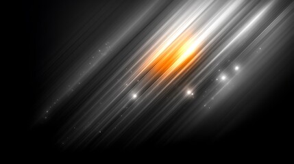 Poster - Abstract diagonal lines with light effects against a dark background image