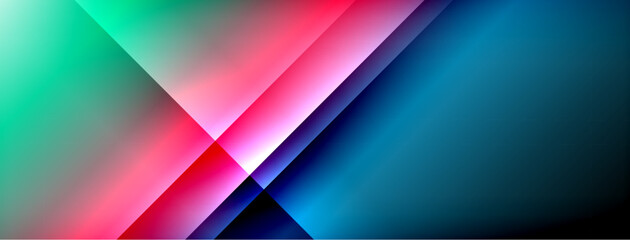 Poster - Light shadow lines dynamic gradient background