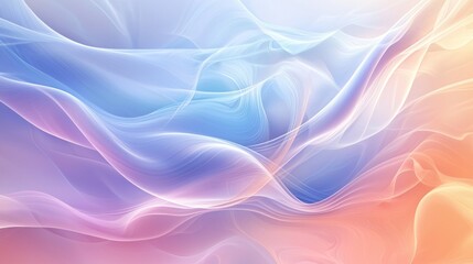 Poster - Colorful pastel smoke dances gracefully in a hyper-realistic style, creating an enchanting backdrop that evokes tranquility and beauty, ideal for personal screens