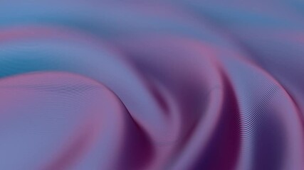 Poster - Abstract 3D waves with smooth flowing lines in blue and purple tones, creating a futuristic digital landscape.







