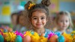 © Nattapol - Children celebrating easter crafts in a bright classroom
