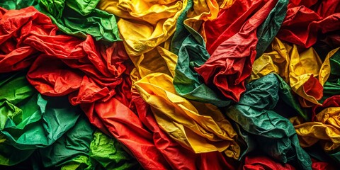 Poster - Abstract Colorful Paper Background: Red, Green, Yellow Texture for Design