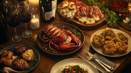 Sticker - Luxury Seafood Feast