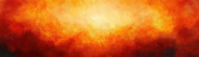 Aufkleber - Abstract Autumn Background with Warm Fire Colors in Grunge Leaf Texture Design