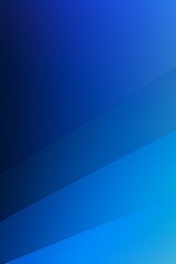 Poster - Vertical gradient background blending deep blue hues into lighter shades for a smooth transition and calming aesthetic