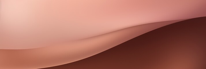 Poster - Gradient background banner featuring soft curves in warm tones for digital or print design