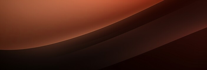 Poster - Elegant gradient background with smooth curves in warm tones suitable for design banners and digital content