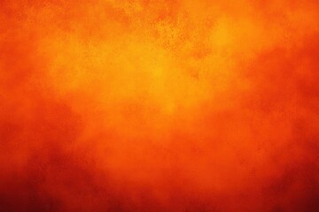 Poster - Vibrant Orange Abstract Background Textured with Watercolor Effect Warm Ambient Fall Halloween Autumn Digital Paper