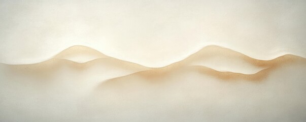 Aufkleber - Minimalist Abstract Artwork Soft Cream Background Zen Inspired Tranquility Simplicity Distressed Texture