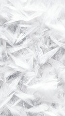 Poster - Ice crystals are forming intricate patterns, creating a beautiful winter wonderland background, perfect for evoking the feeling of a cold winter day
