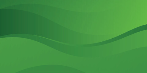 Wall Mural - abstract green wavy background. vector eps 10