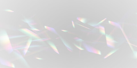 Wall Mural - png rainbow light and crystal dust. png crystal shimmering with rainbow effect. png background with 