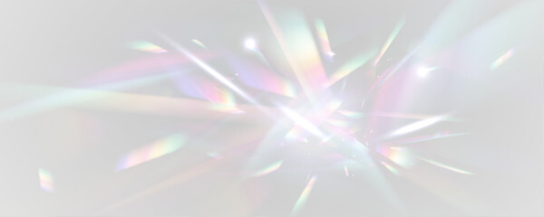 Wall Mural - png background with light bokeh effect. gorgeous christmas background with glowing dust. png rainbow