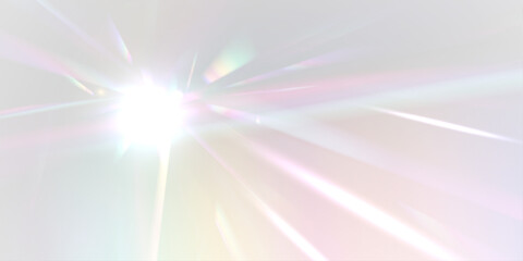 Wall Mural - png background with light bokeh effect. png rainbow light and crystal dust. png crystal shimmering w