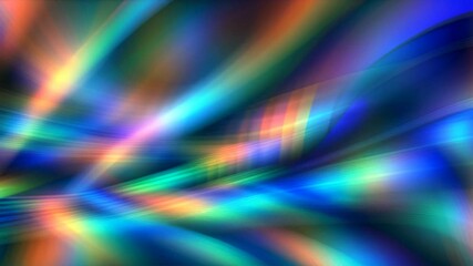Wall Mural - A colorful, abstract painting with a blue background