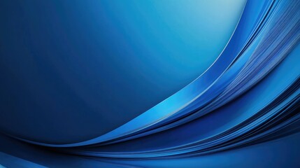 Poster - Professional blue cover design for a business brochure template, featuring sleek layouts perfect for an annual report or magazine.
