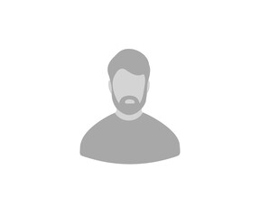 Poster - User profile icon. Avatar photo silhouette. Profile, people silhouette, person, avatar, sign up button illustration on transparent background PNG. 